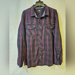 Rock & Republic Striped Button-Up Shirt
